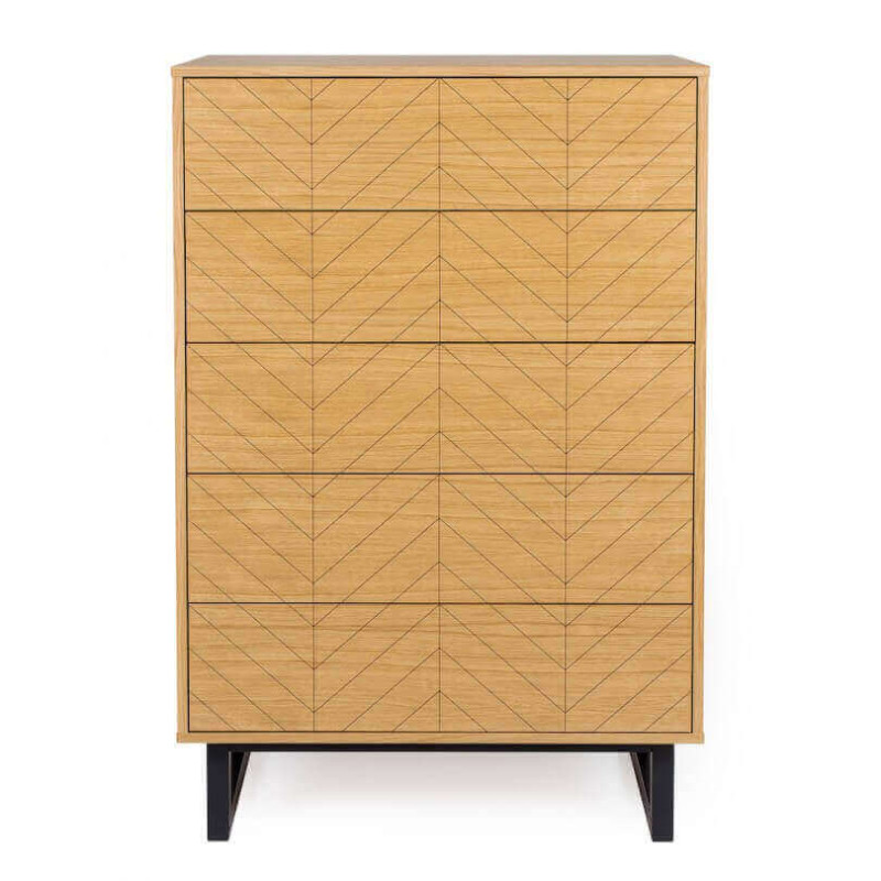 Camden Herringbone dresser (with drawers)